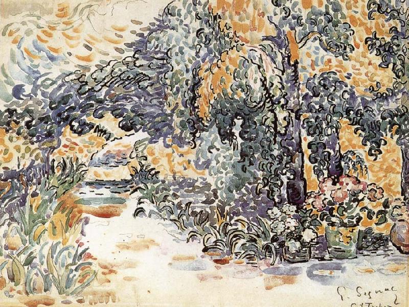 Paul Signac Artist-s Garden china oil painting image